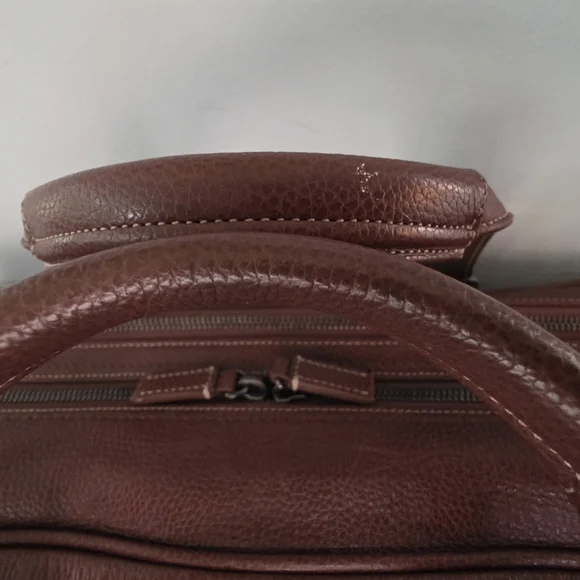 Coach Men's brown leather computer/ messenger bag No F04S-5153